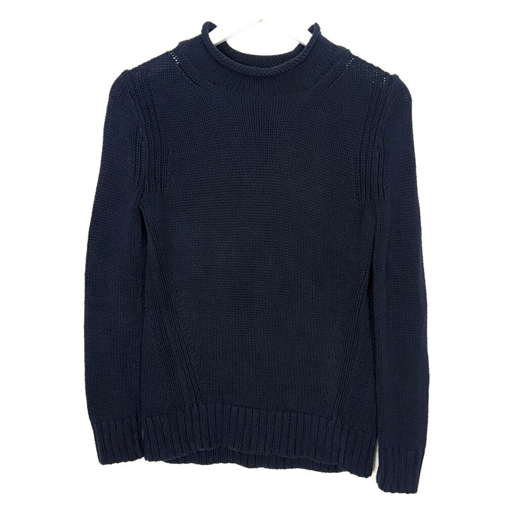 J. Crew Women's 1988 Rollneck Sweater in Cotton - Picture 2 of 5